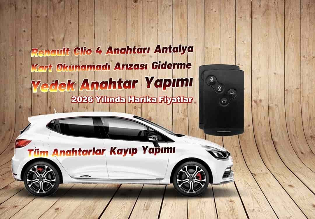 Clio 4 Anahtarı Antalya