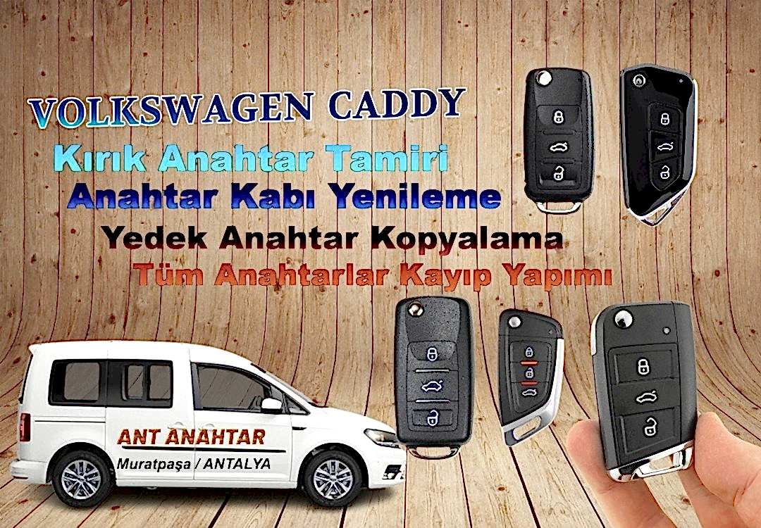 Volkswagen Caddy Yedek Anahtar Yapımı Antalya